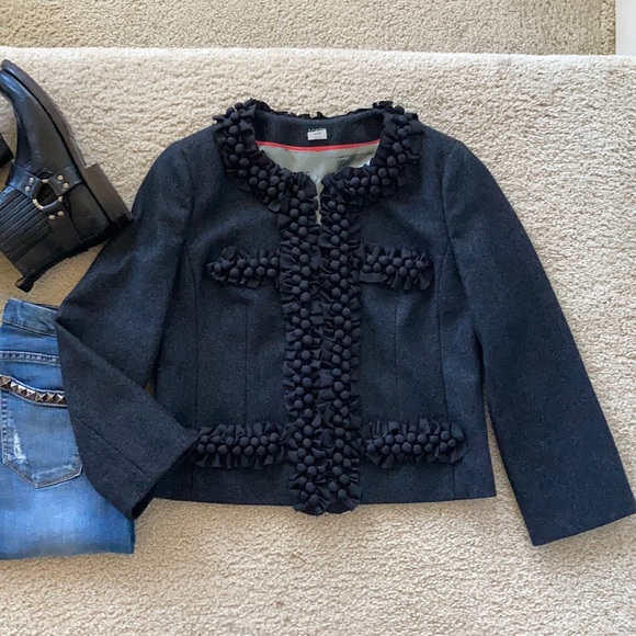 J. Crew Jackets & Blazers - J. Crew Embellished Blazer Jacket